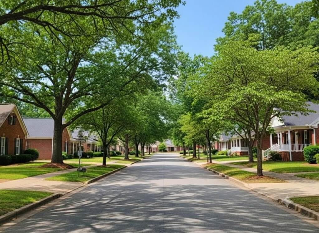 Dalraida neighborhood in Montgomery, Alabama