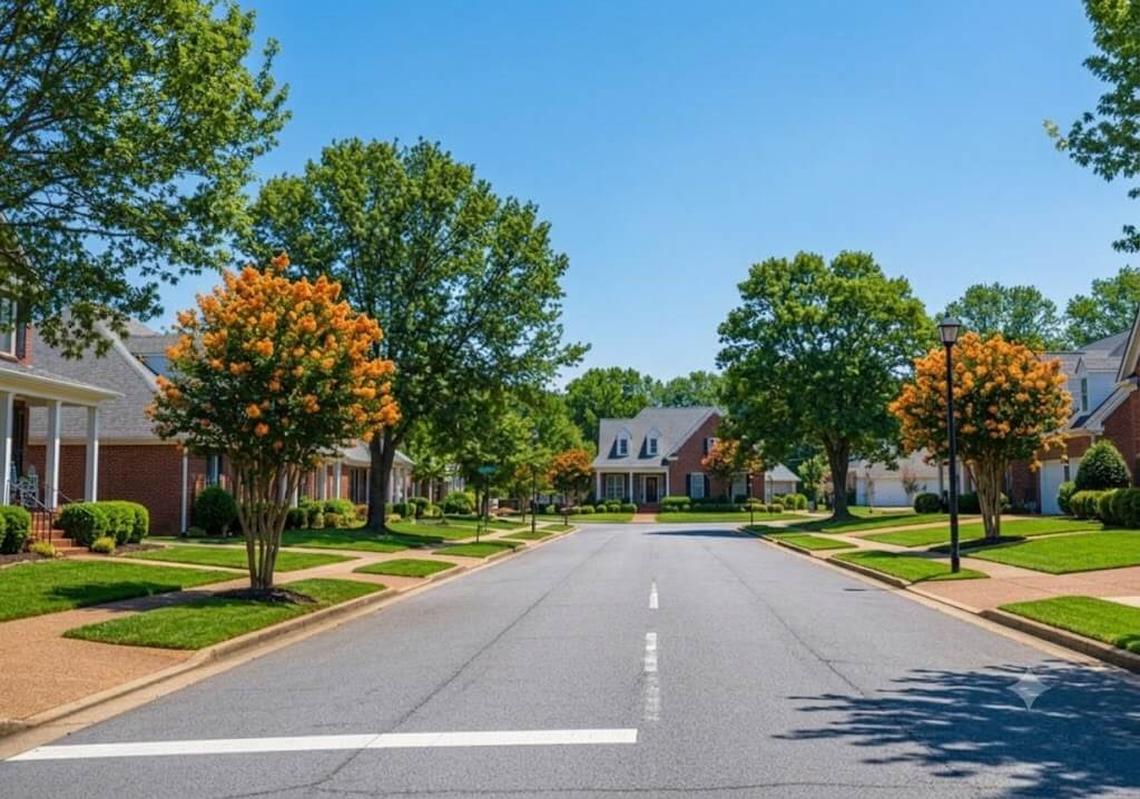 Woodland Heights neighborhood in Prattville, Alabama