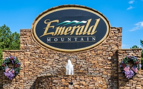Emerald Mountain neighborhood in Wetumpka, Alabama