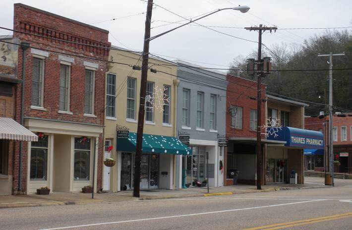 Redland neighborhood in Wetumpka, Alabama